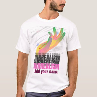 T-shirt Chemise artistique surréaliste à main psychédéliqu