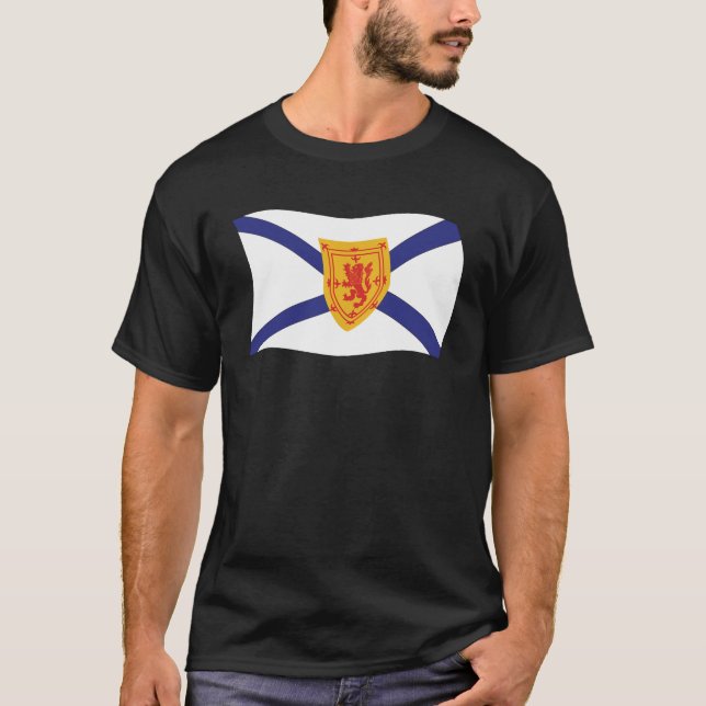 T-shirt Chemise au drapeau de la Nouvelle-Écosse (Devant)