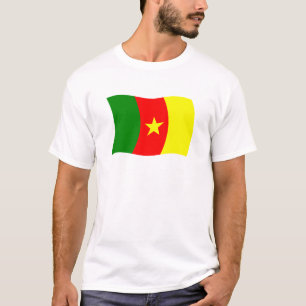 T-shirt Chemise au drapeau du Cameroun