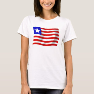 T-shirt Chemise au drapeau du Liberia