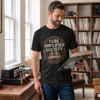 T-shirt Chemise audiophile de la société des amplificateur