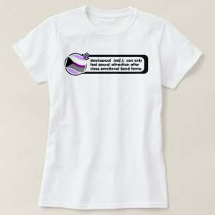 T-shirt Chemise automatique de définition de Demisexual