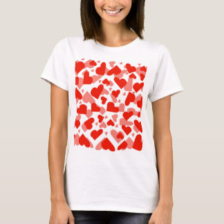 T-shirt chemise avec amour motif