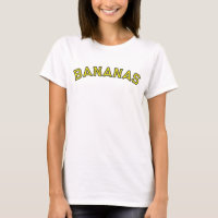 Chemise Banane, Maillot de Baseball, Baseball Drôl