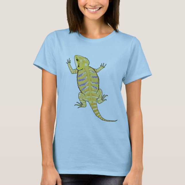 T-shirt Chemise barbue de dragon (couleurs claires) (Devant)