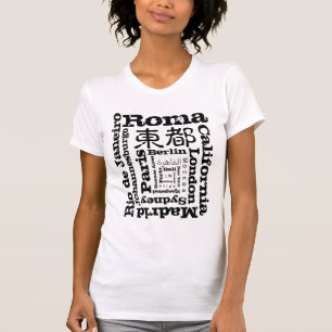 T-shirt Chemise basique - Around the World
