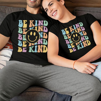 T-shirt Chemise BeKind, Chemise Souriante, Chemise Positiv