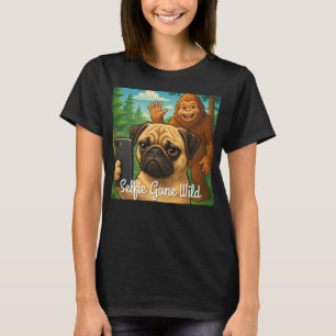 T-shirt Chemise Bigfoot Carlin amusante - Selfie Gone Wild