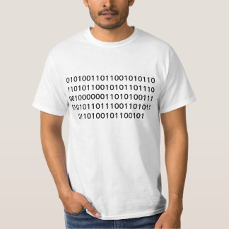 T-shirt Chemise binaire fraîche