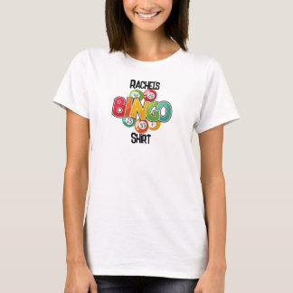 T-shirt Chemise Bingo de nom personnalisé