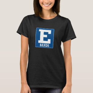 T-shirt Chemise Black E Bands