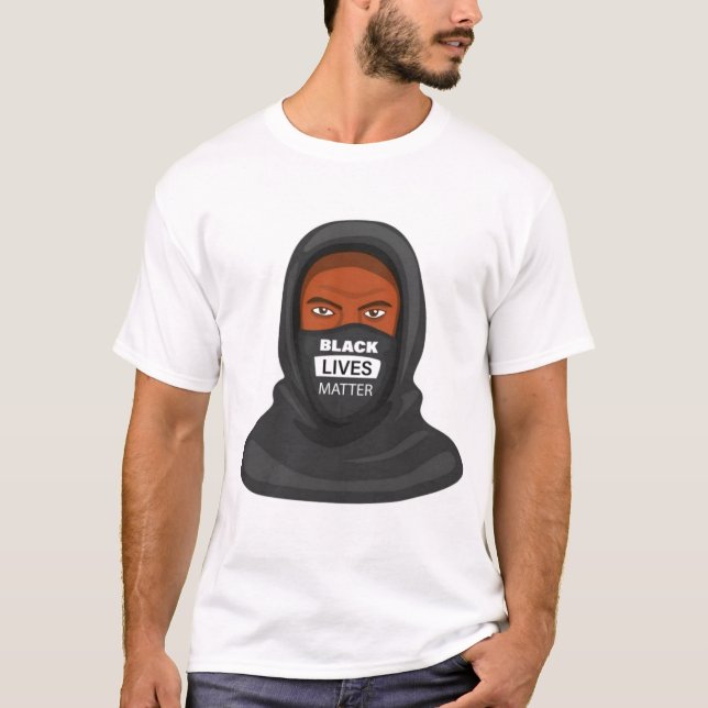 T-shirt Chemise Black Lives Matter, blm (Devant)