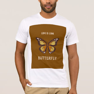 T-shirt Chemise blanche à manches courtes avec motif papil