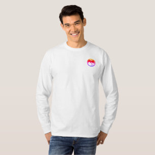 T-shirt Chemise blanche à manches longues Neon Dragon pour
