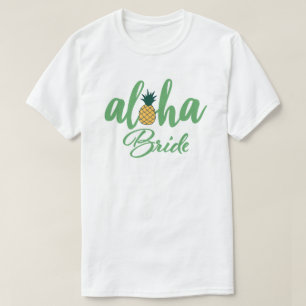 T-shirt Chemise Blanche Aloha Mariée