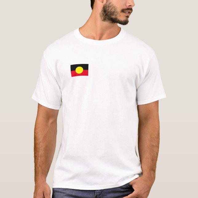 T-shirt chemise blanche autochtone (Devant)