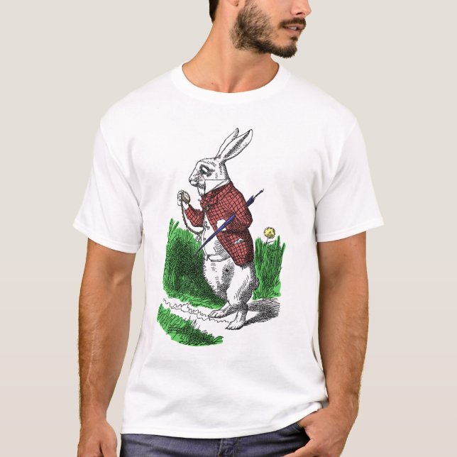 T-shirt Chemise blanche de lapin (Devant)