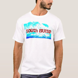 T-shirt Chemise bleue et rouge de butte du sud