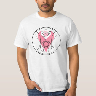 T-shirt Chemise : Bonjour, bonbon ! avec des coeurs à