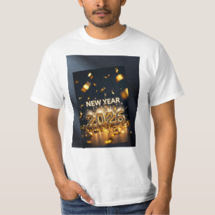 T-shirt Chemise Bonne Année 2026 - Célébration Festive