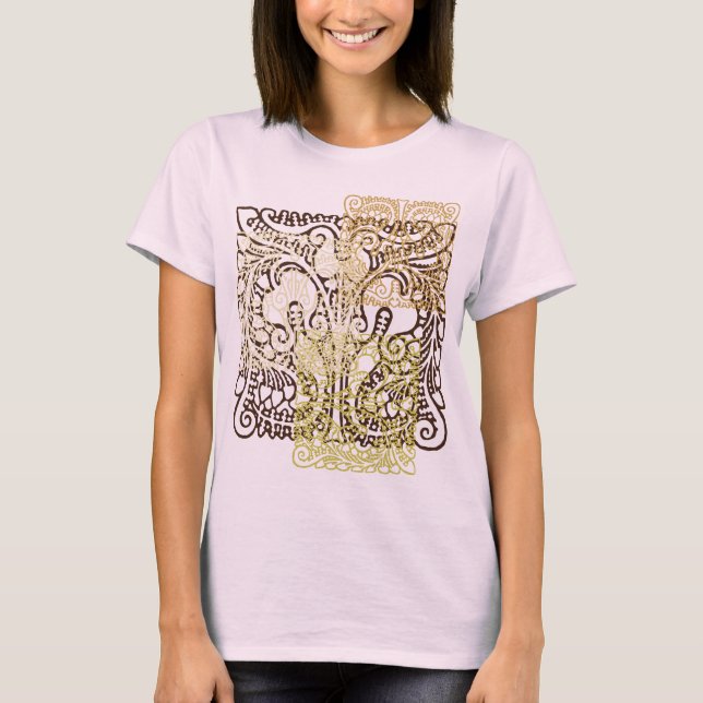 T-shirt Chemise Brocade Block (Devant)