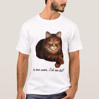 Chemise Brown de chat tigré de sommeil