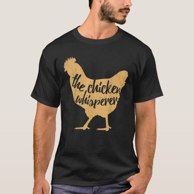 T-shirt Chemise cadeau de l'amant de poulet Whisperer (Devant)