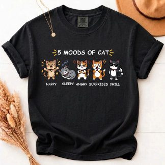 T-shirt Chemise Cadeau Humeur de Chat Drôle