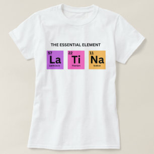 T-shirt Chemise Cadeau Latina, Chemises Chicana, Pouvoir L