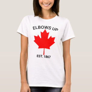 T-shirt Chemise Canada qui se retrousse les manches, Chemi