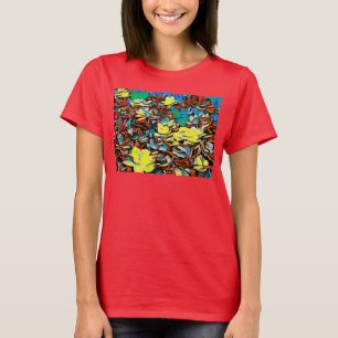 T-shirt Chemise carnation de base avec rêve