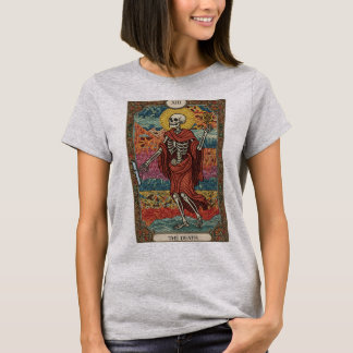 T-shirt Chemise Carte de Tarot de la Mort
