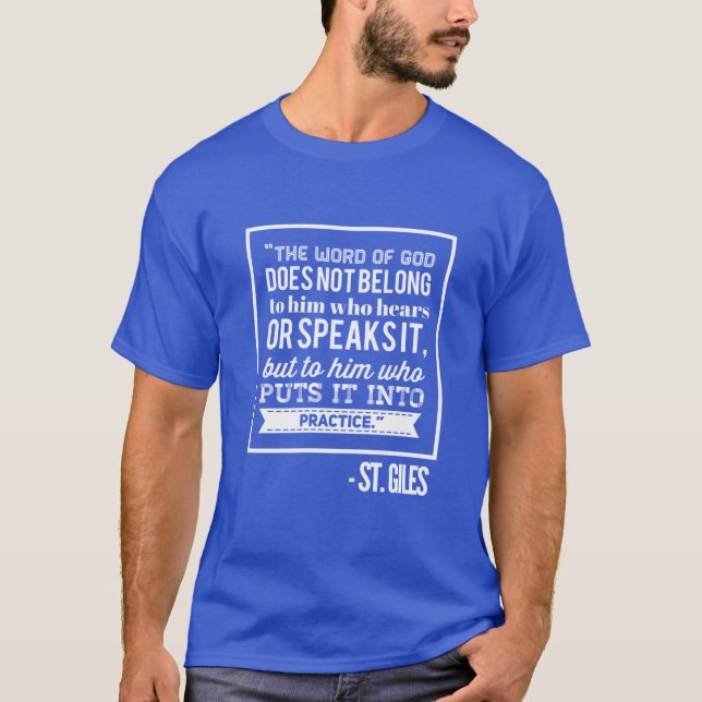 T-shirt Chemise catholique Saint-Giles (Devant)