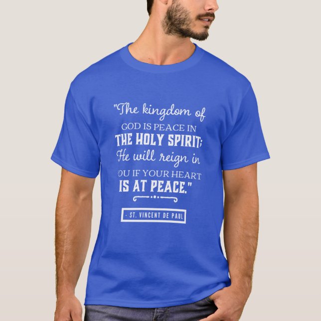 T-shirt Chemise catholique Saint-Vincent-de-Paul (Devant)