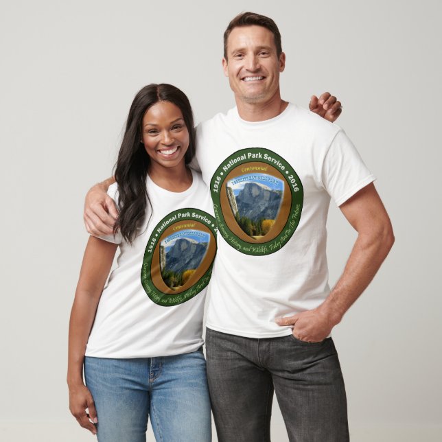 T-shirt Chemise Centennial du Parc National Demi-Dôme Long (Unisexe)