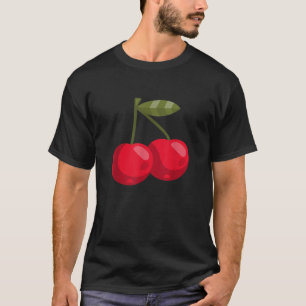T-shirt Chemise Cerises Rouge Trending Cherry Graphic T Ch