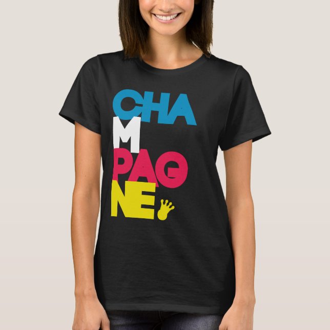 T-shirt Chemise Champagne | TS frais (Devant)