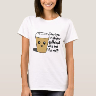 T-shirt Chemise chaude de café
