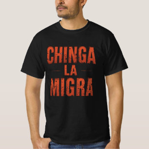 T-shirt Chemise Chinga La Migra - Manifestation et activis