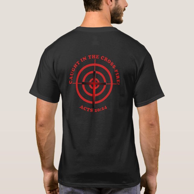 T-shirt Chemise chrétienne de chasseur ou de tireur (Dos)