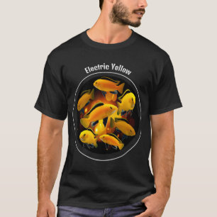T-shirt Chemise Cichlidé Jaune Électrique