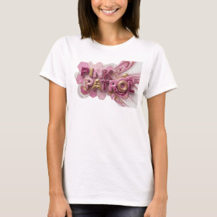 T-shirt Chemise citation PINK PATROL Rose Chic