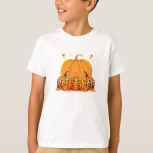 T-shirt Chemise Citrouille de Thanksgiving Enfants