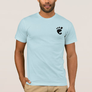 T-shirt Chemise classique de logo d'empreinte de pas de