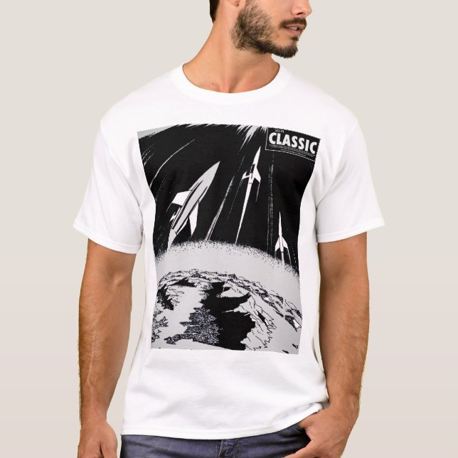 T-shirt Chemise classique de science-fiction des années 19 (Devant)