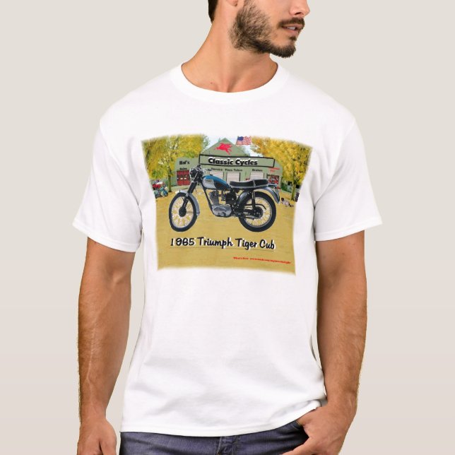 T-shirt Chemise classique de Triumph des motos 1969 (Devant)