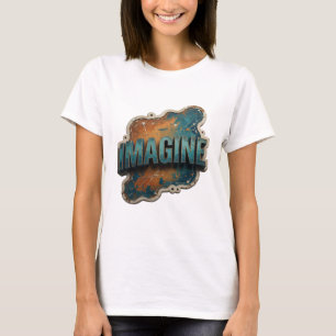 T-shirt Chemise Clean Blue IMAGINE Statement