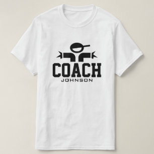 T-shirt Chemise coach personnalisée pour les équipes sport