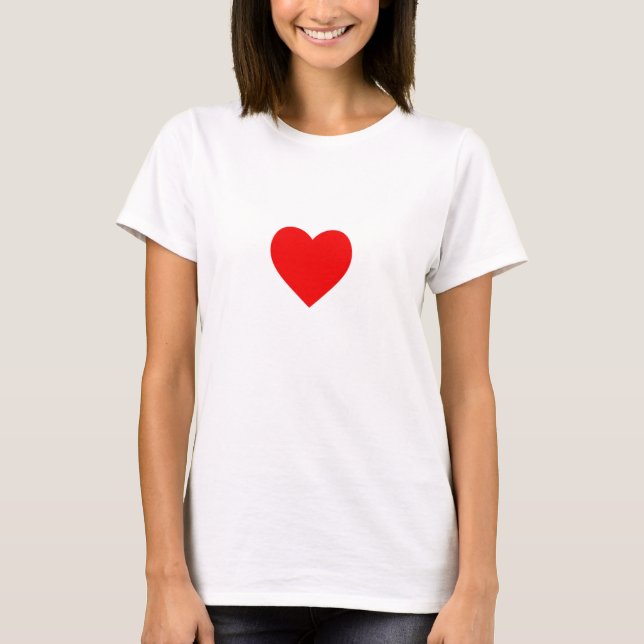 T-shirt Chemise Coeur T (Devant)