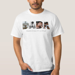 T-shirt Chemise Collage photo Dada pour la Fête des pères